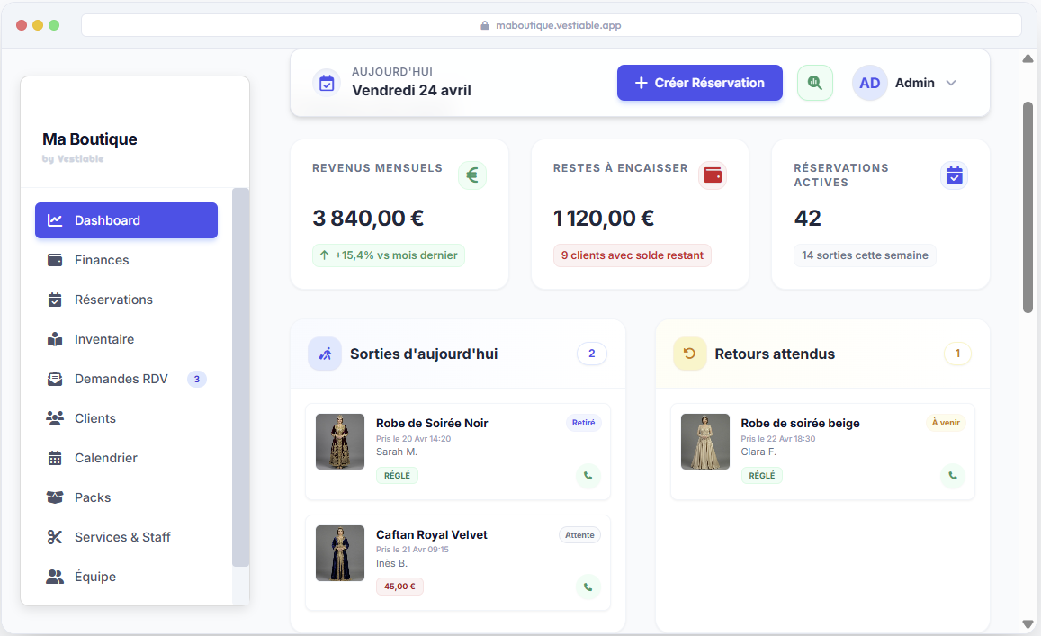 Dashboard Preview